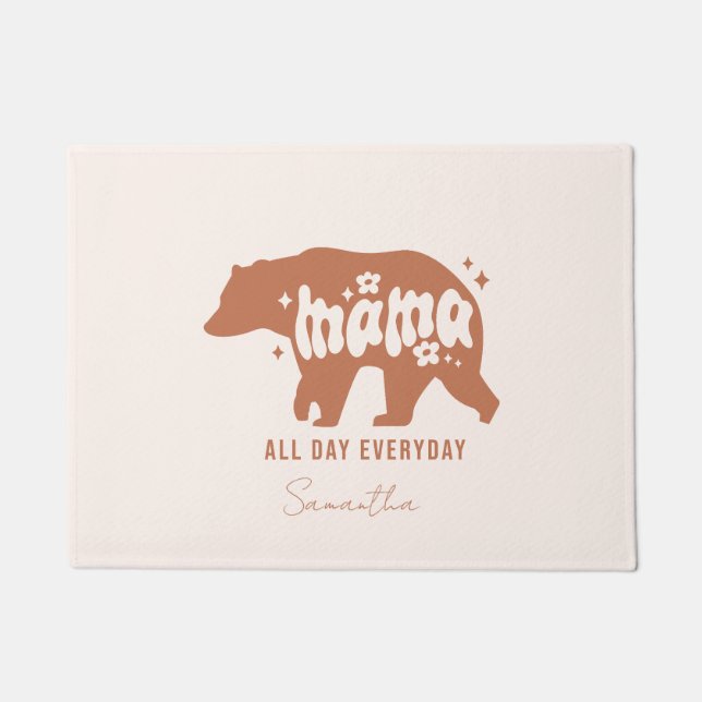 Mama Bear - All Day Everyday Doormat (Front)