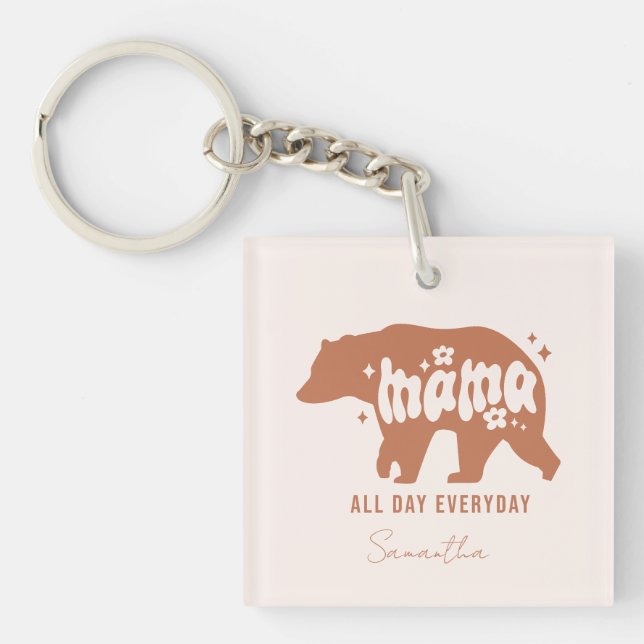 Mama Bear - All Day Everyday Key Ring (Front)