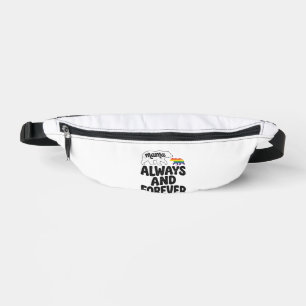 Mama Bear Always And Forever Vintage Rainbow Shirt Bum Bags