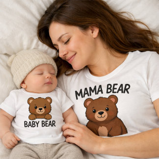 Mama Bear and Baby Bear T-Shirt