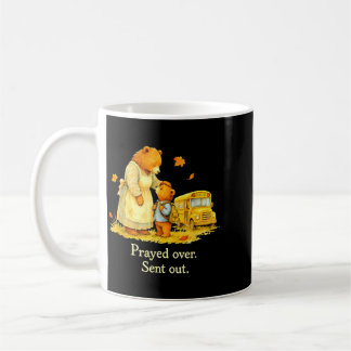 Mama Bear And Cub School Bus Prayed Over Sent Out Coffee Mug