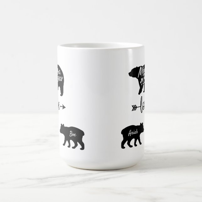 Mama Bear and Cubs Coffee Mug (Center)