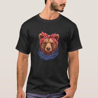 Mama Bear Animal Women Nature Funny Kids Adorable  T-Shirt