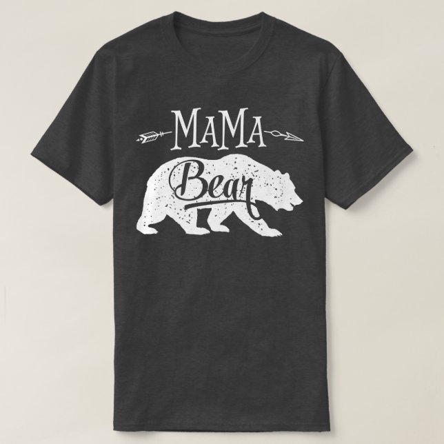 Mama Bear Arrow Mothers Day Premium  T-Shirt (Design Front)