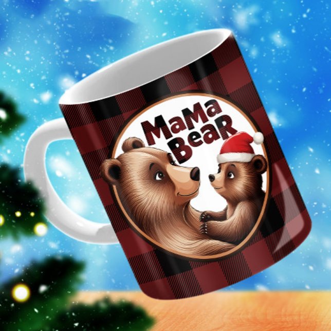 Mama Bear Baby Bear Christmas - Best Mum Gift Mug (Creator Uploaded)