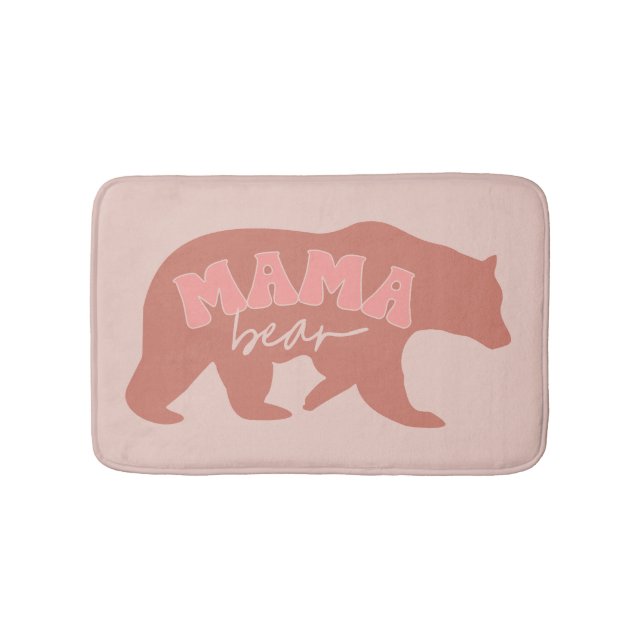 Mama Bear Bat Bath Mat (Front)