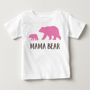Mama Bear, Bear Cub, Cute Bear, Little Bear  Baby T-Shirt
