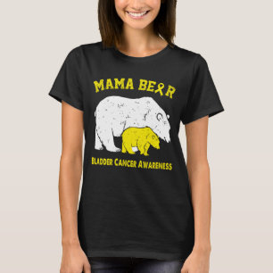 Mama Bear BLADDER CANCER Awareness T-Shirt
