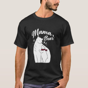 Mama Bear Christmas Pajama Polar Bear Mother s Day T-Shirt