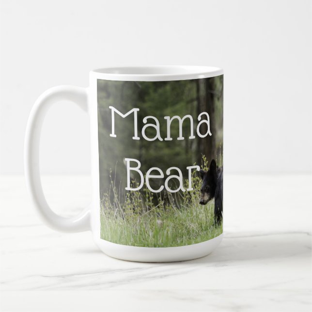 Mama Bear Coffee Mug Cup Mother Gift (Left)