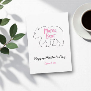 Mama Bear Cute & Funny Mother's Day Card