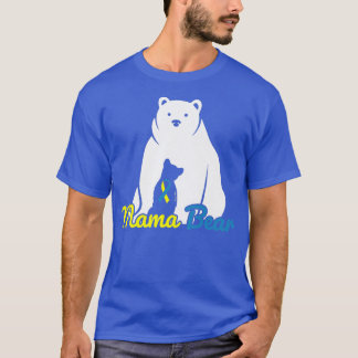 Mama Bear Down Syndrome Awareness T21 Premium  T-Shirt