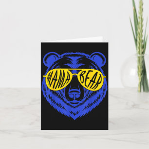 Mama bear down syndrome mum son daughter yellow card
