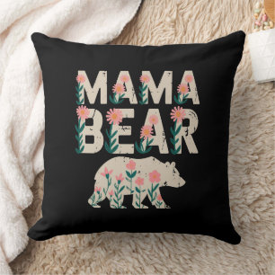 Mama Bear – Floral Strength and Love Cushion