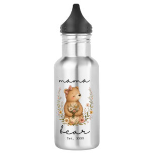 Mama Bear for Mum Mother’s Day Birthday 532 Ml Water Bottle