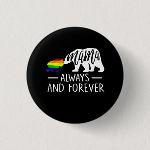 Mama Bear Gay Lesbian Trans Bi Pride Momma Mum Lgb 3 Cm Round Badge