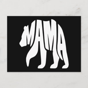 Mama Bear Holiday Postcard