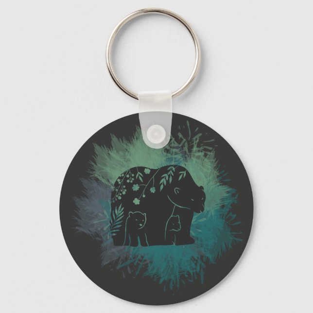 Mama Bear Key Ring (Front)