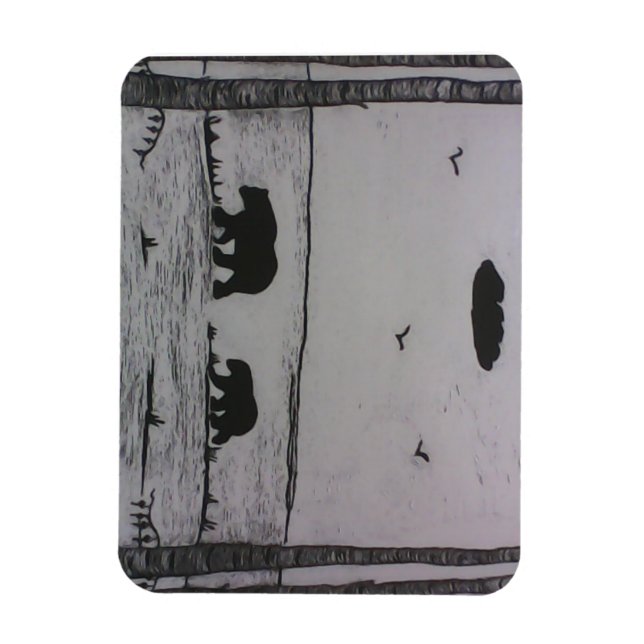 Mama bear magnet (Vertical)