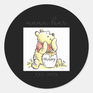 Mama Bear Mom 2 Classic Round Sticker