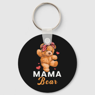 Mama Bear Mothers Day Cute Mum Momma Mummy Key Ring