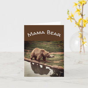 Mama Bear Mother's Day Greeting Card