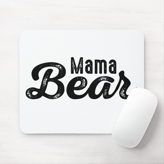 Mama Bear Mouse Pad (With Mouse)