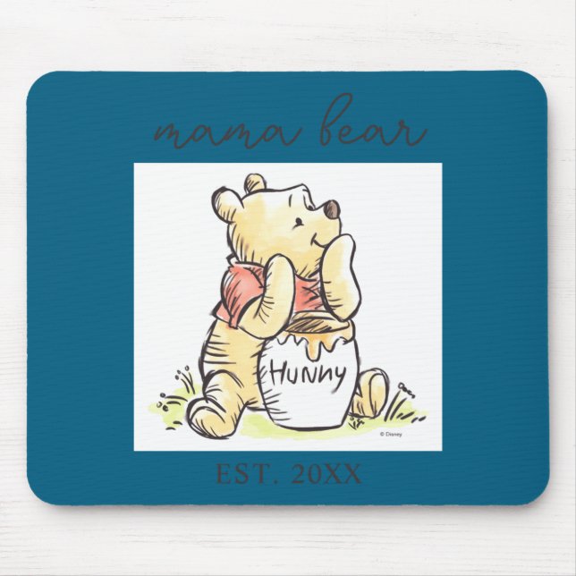 Mama Bear New Mom  Mouse Pad (Front)