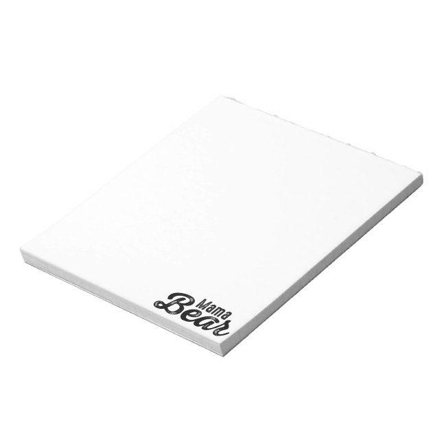 Mama Bear Notepad (Rotated)