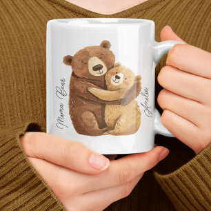 Mama Bear Personalised Unique Mum Birthday Gift  Coffee Mug