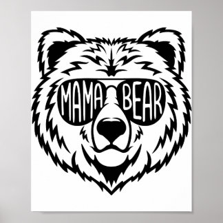 Mama Bear Png JPG Pdf Files, Mama Baby Bear  Poster