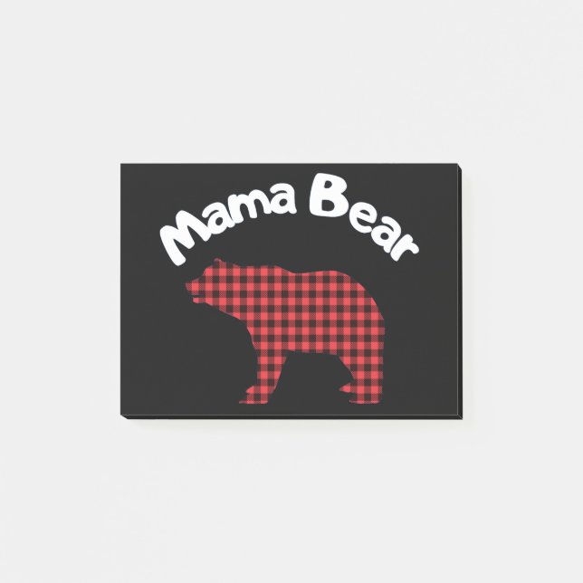 Mama Bear Post-it Notes (Front)