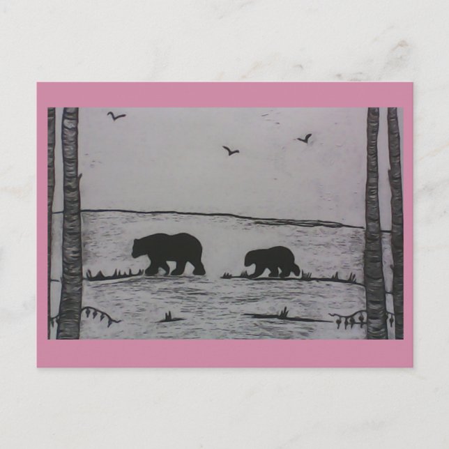 Mama bear postcard (Front)