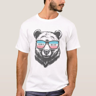 Mama Bear Proud Transgender Ally  T-Shirt