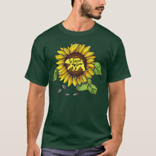 Mama Bear Sunflower Funny Mothers Day Mum mummy T-Shirt