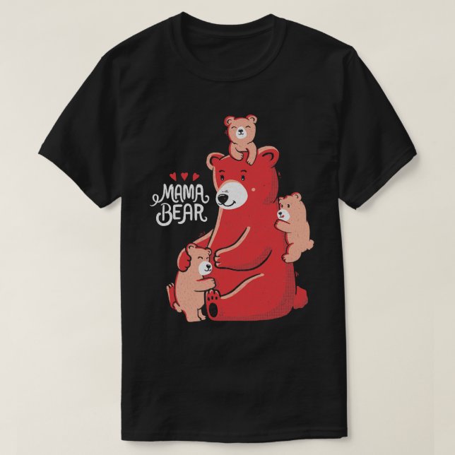 Mama Bear T-Shirt (Design Front)