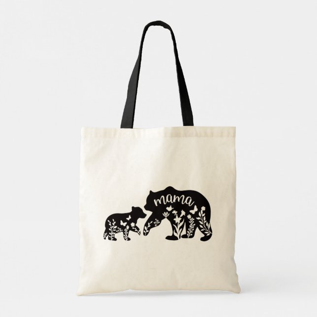 Mama Bear  Tote Bag (Back)