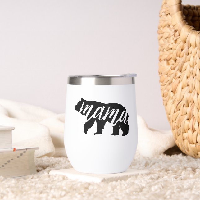 Mama Bear Travel Coffee Mug (Living Room)