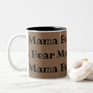 Mama Bear  Two-Tone Coffee Mug