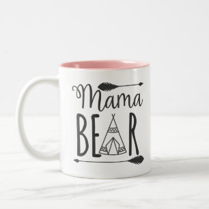 Mama Bear Two-Tone Coffee Mug