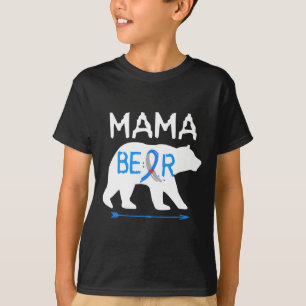 Mama Bear Type One Diabetes Awareness  T-Shirt