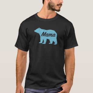 Mama Bear Vintage Best Mum Retro Mother s Day Wome T-Shirt