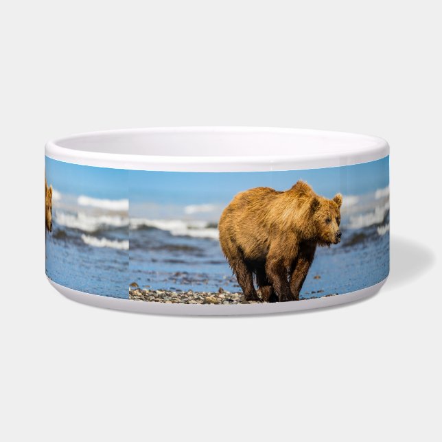 Mama bear watching her two kids (Left)