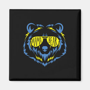 Mama Bear World Down Syndrome Awareness Day T21 Magnet