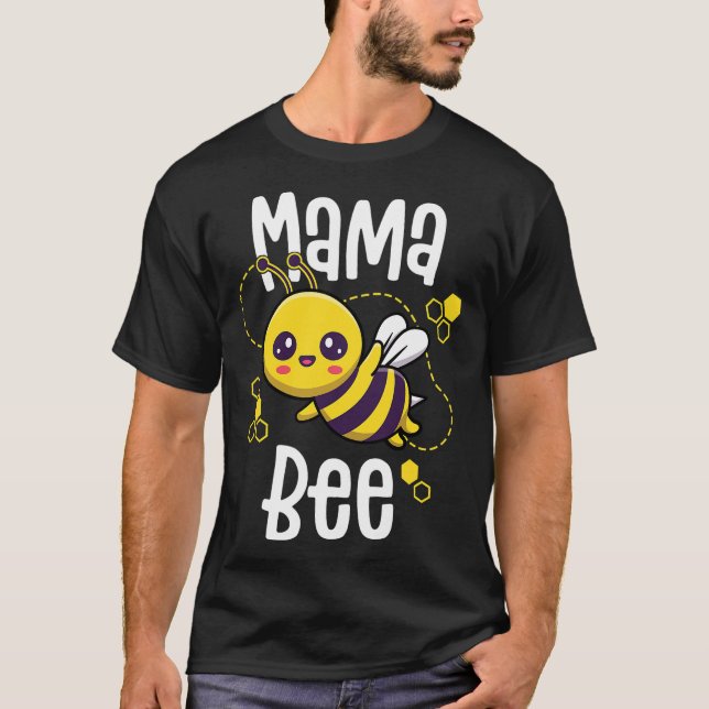 Mama Bee Shirt Family Bee Shirts First Bee Day Out (Front)