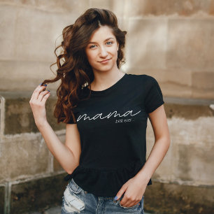 Mama best ever, Modern  T-Shirt