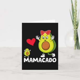 Mama Best Mum Avocado Mamacado Happy Mothers Day Card