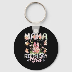 Mama Birthday Girl Fairy Magical Key Ring