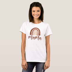 Mama Boho Terracotta Rainbow  T-Shirt