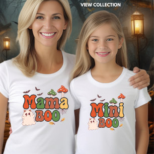 Mama Boo Halloween Mummy and Me Matching T-Shirt